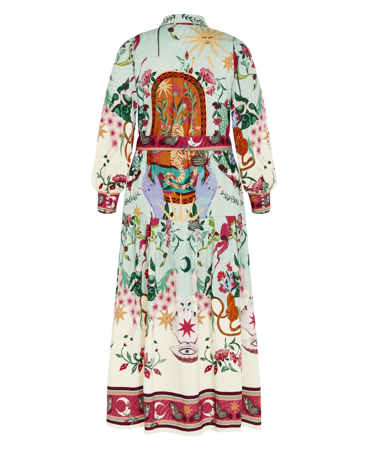 Women's Ezra Mosaic Print Maxi Dress