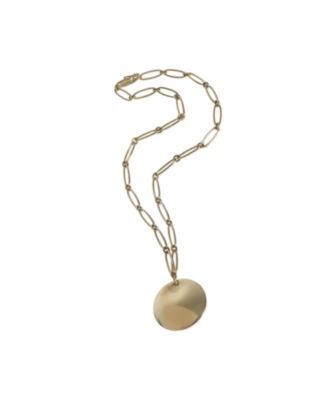 Yellow Gold  Elsa Peretti Round Disc Necklace
