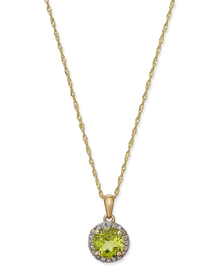 Macy's peridot rings clearance
