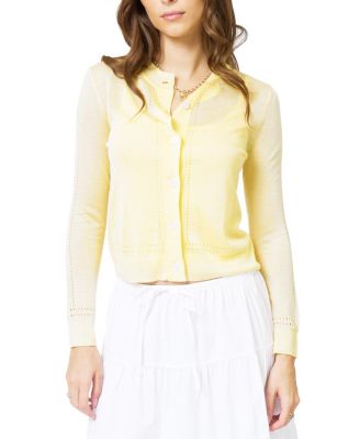 Women's Serena Sheer Pointelle Cardigan