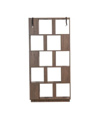 5-Tier Bookcase - Modern Open Storage Bookshelf, Wood Display Shelving for Living Room, Home Office, Bedroom