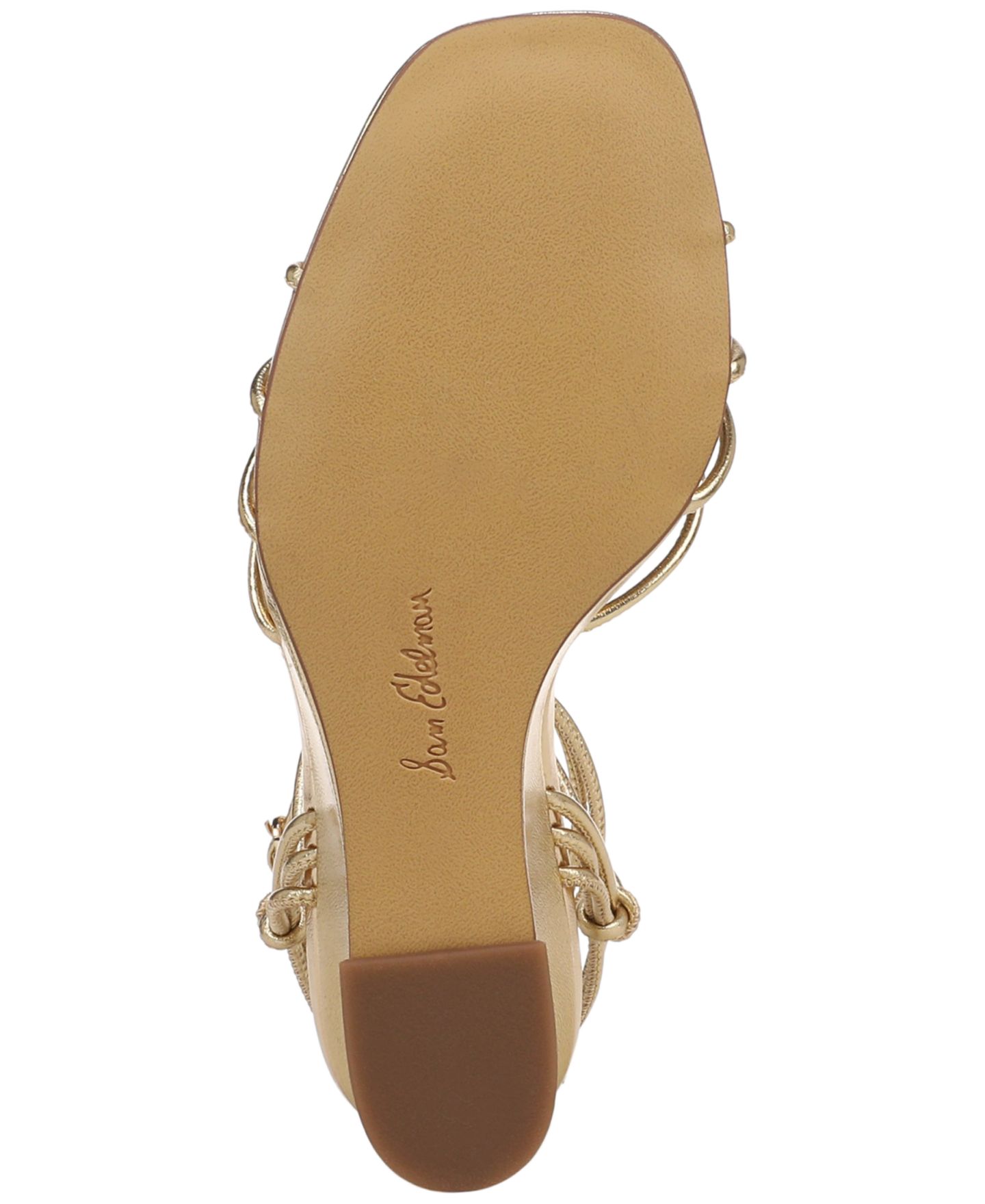 Женские сандалии Sam Edelman Daxton Strappy, цвет: Янтарный золотой — фото 5