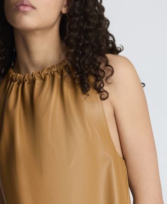 Women's Gathered Halter Neck Mini Dress