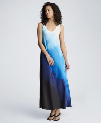 Women's Scoop Neck Long Slip Dress