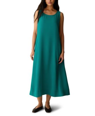 Women's & Plus Size Ballet Neck Maxi Dress