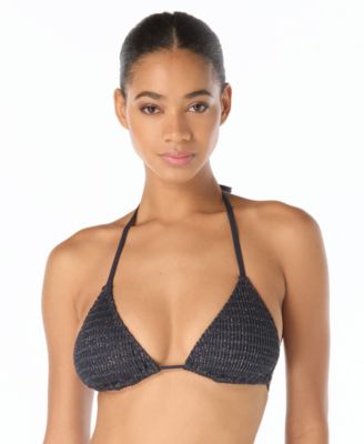 Women's Crochet Halter String-Tie Triangle Bikini