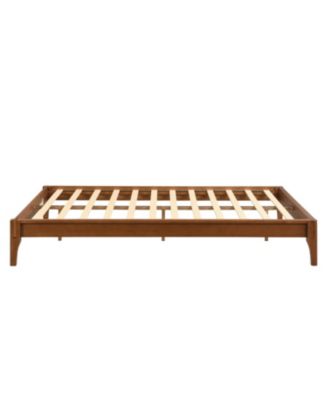 Bamboo Platform Bed Frame with Slat Support