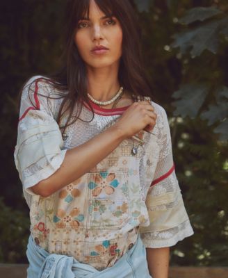 Women's Ziggy Printed Square Neck Shortall