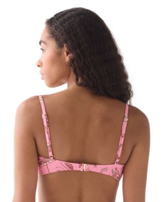 Women's Sweetheart Neck Ruched Underwire Bikini Top