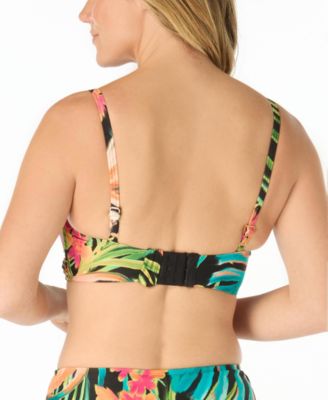 Women's V-Neck Bra Sized Curve Bikini Top