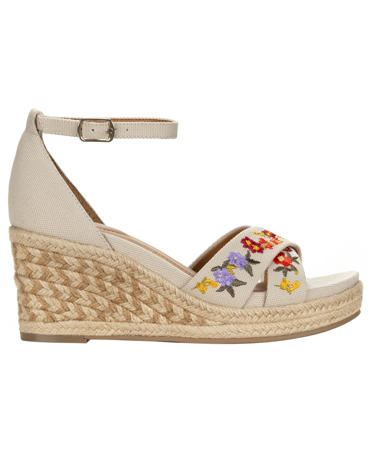 Style & Co. Women's Theaa X-Band Wedge Espadrilles Sandals, Macy's Exclusive