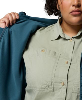 Plus Size Hooded Jacket