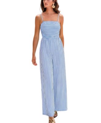 Women's Feeling Inspired Striped Jumpsuit