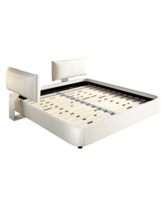 King Size Cloud Bed Frame with Padded Movable Headboard, Chenille Upholstered