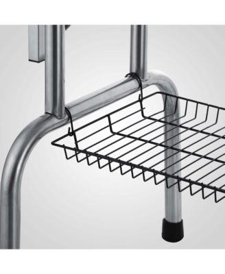 36" Folding Dog and Cat Grooming Table, Stainless Steel Top with Non-Slip Surface