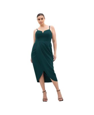 Women's Sassy Flex Fit Tulip V Dress