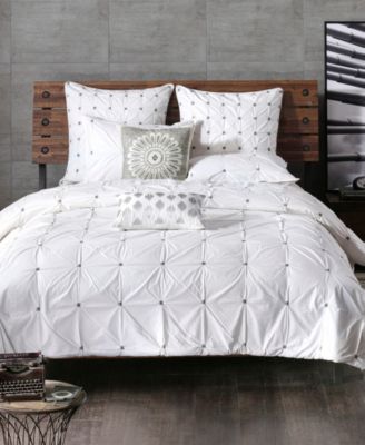 Sofia Embroidered Cotton Decorative Pillow, 20" x 20"