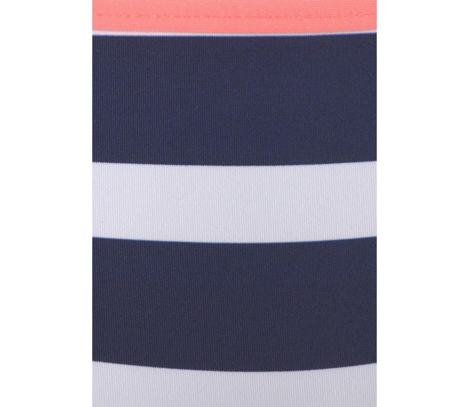 Women's Striped Removable Pads Push-Up Bikini Top