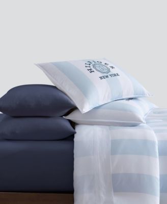 Berkeley Stripe Washed Microfiber 3-Pc. Comforter Set, Queen