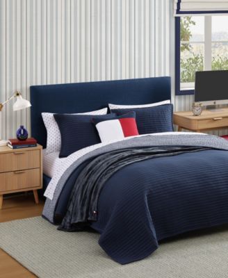 Solid Washed Microfiber 2-Pc. Quilt Set, Twin