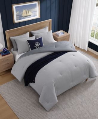 Tommy Sandbar Stripe Seersucker 3-Pc. Comforter Set, Full/Queen