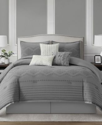 Waverly Geometric 7-Pc. Comforter Set, Queen