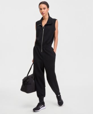 Women's Zip-Front Sleeveless Jumpsuit