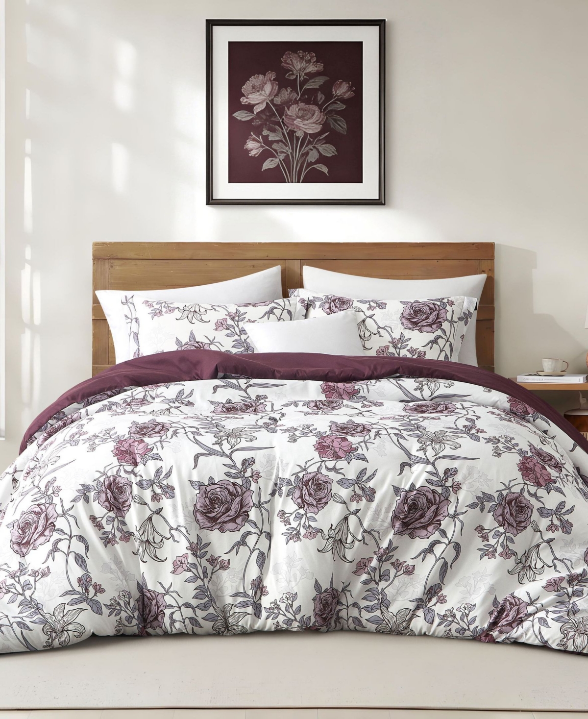 Stratford Park Rita Floral 3-Pc. Comforter Set