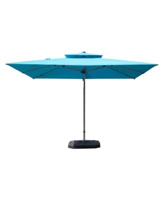 Rectangle Cantilever Umbrella with Center Pole Base Not Included