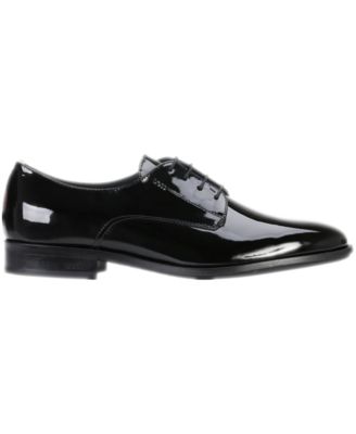 Men's Patent Leather Colby Printed Derby Dress Shoe
