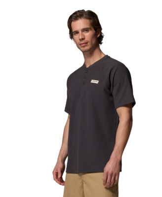 Men's Acker Rock Knit Short-Sleeve Henley Shirt