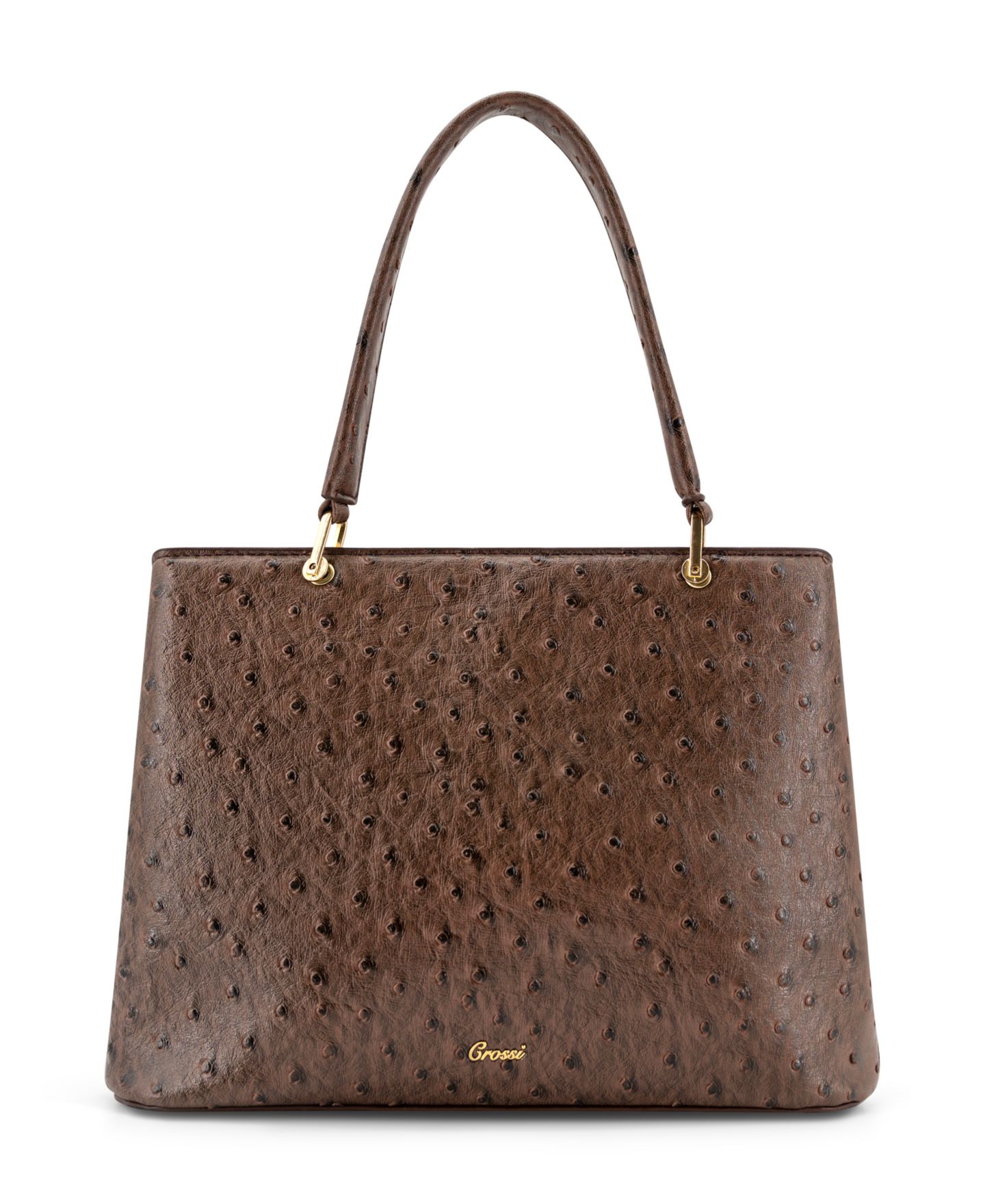 Женская сумка LIKE DREAMS Remi Embossed Bow Medium Satchel Handbag, цвет: Коричневый — фото 2