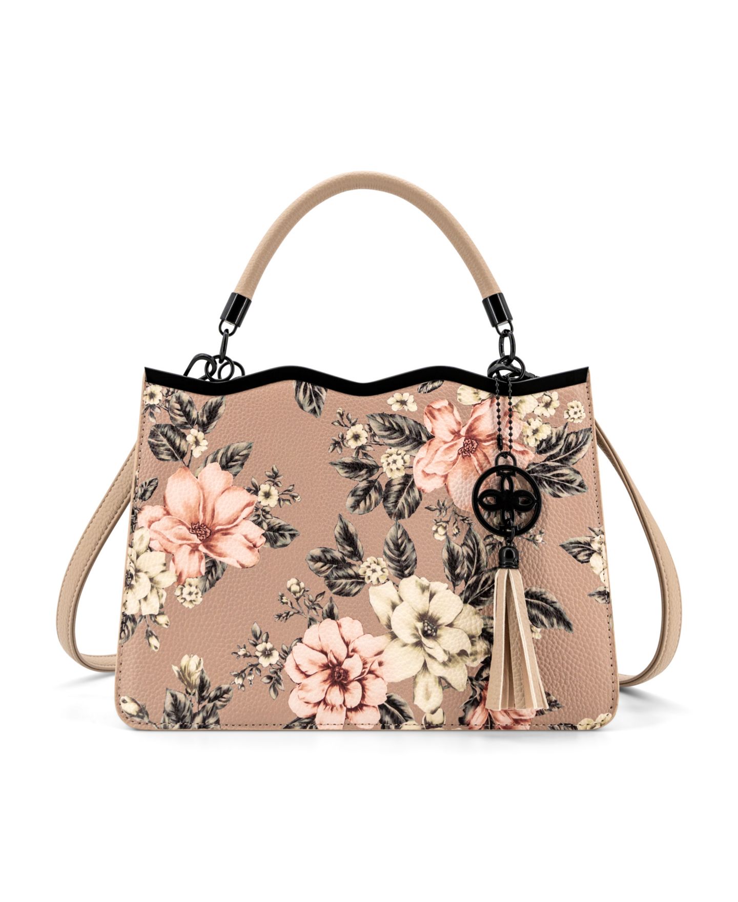 Женская сумка LIKE DREAMS Violette Top Handle Small Satchel Handbag, цвет: Бежевый — фото 1