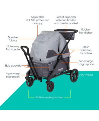 Kids Navigator 2-in-1 Stroller Wagon - Madrid Grey