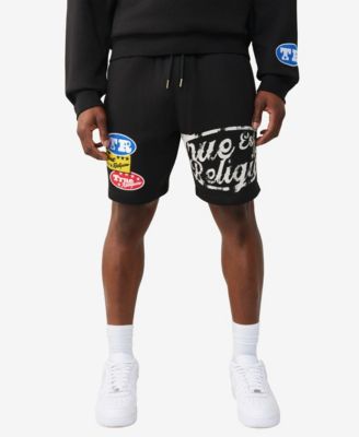 Men's Regular-Fit Logo Patch Sweat Shorts
