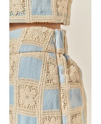 Women's Crochet Long Pants