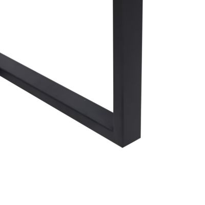 Ernesto Acacia Wood Modern Industrial Outdoor Bar Table