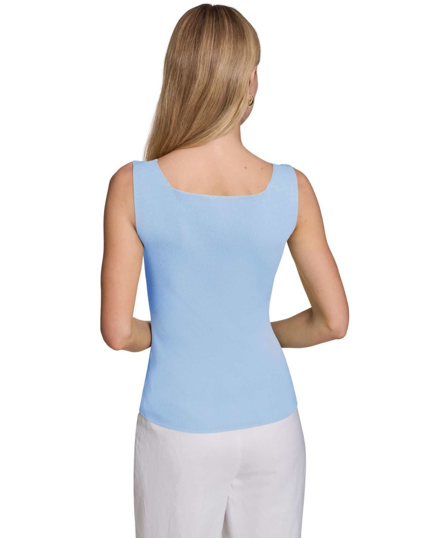 Women's Scoop Neck Sweater Tank Top