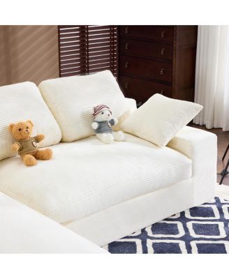 Corduroy Compressed Sofa: Soft, Skin-Friendly, Easy to Move