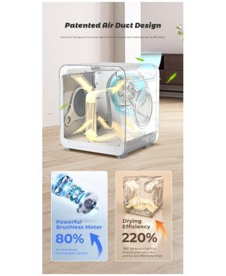 Pet Dryer Box for Cats & Dogs – Indoor Grooming Appliance with Gentle Drying, Hands-Free Pet Care for Home Use