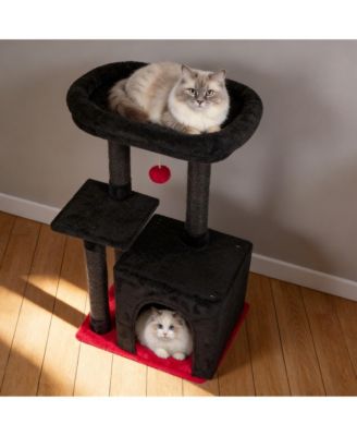 Cat Tree Kitten Tower Indoor Condo Sisal Posts Jump Platform Activity Center Play House