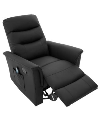 Manual Recliner Chair with 8-Point Massage & Adjustable Backrest