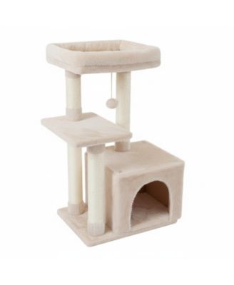 Cat Tree Kitten Tower Indoor Condo Sisal Posts Jump Platform Activity Center Play House
