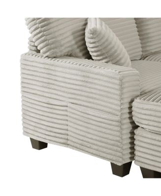 Streamdale U-shaped Sectional Sofa with Ottoman & Storage