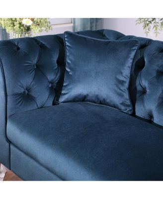 Chesterfield & Stanford Sofas: Tufted, Scroll Arm/Back