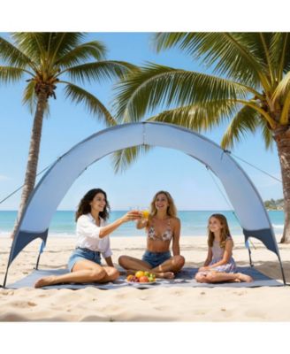 Beach Tent Sun Shelter with UPF 50+ Protection and Carry Bag