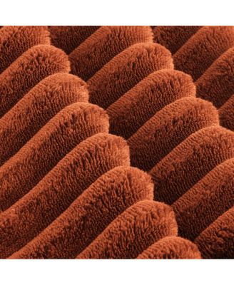 Orange 114" Cloud Sectional Couch with L-Shape Chaise, Modular Sofa