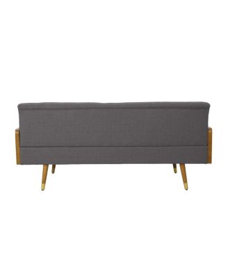 Aidan Mid Century Modern Tufted Fabric Sofa