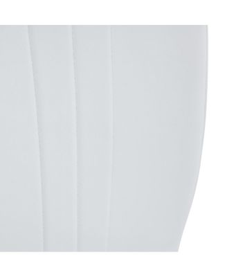 Set of 2 PU bow-shaped chairs