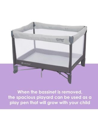 Kids Trend Comet Quick-Fold Playard with Hanging Bassinet